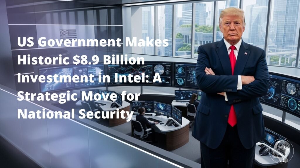 US Government Makes Historic $8.9 Billion Investment in Intel: A Strategic Move for National Security